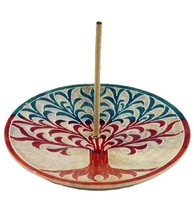 Indischer RäUcherstäBchenhalter Ø 10 Cm Aus Speckstein, Kerzenteller - Baum