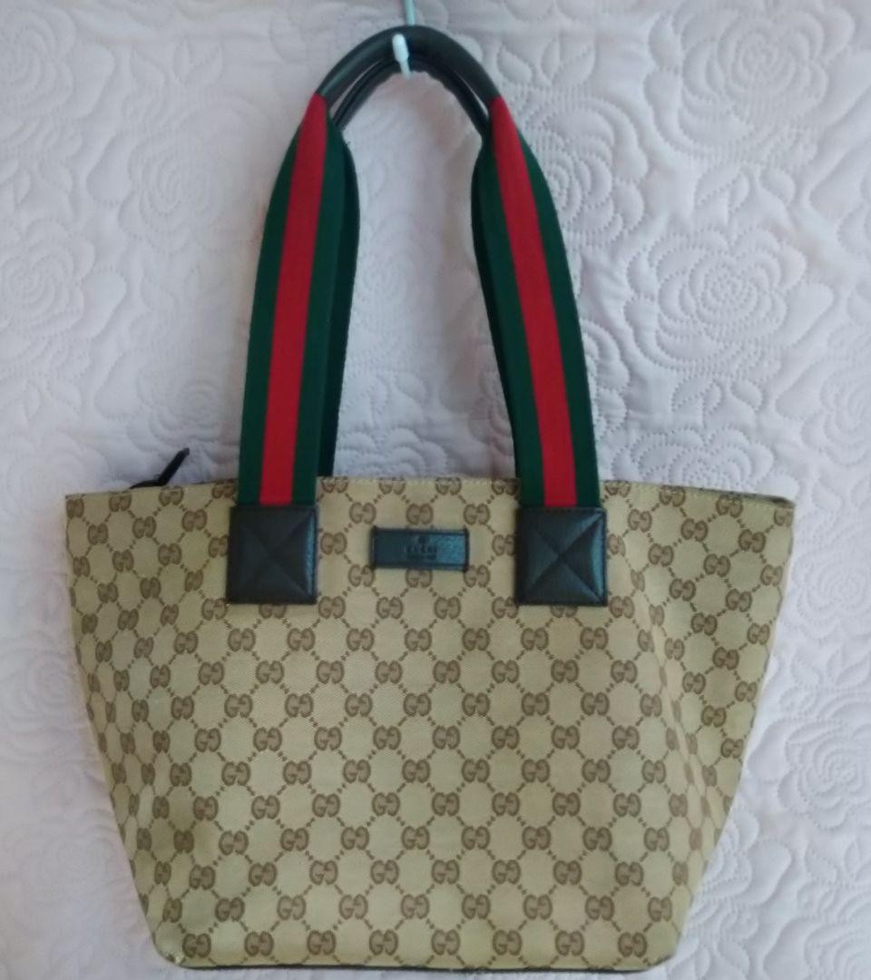 Gucci GG Monogram Shoulder Bag in Leather