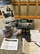 VTech Cordless 2-Line Phone with Answering System & Smart Call Blocker DS6251-2