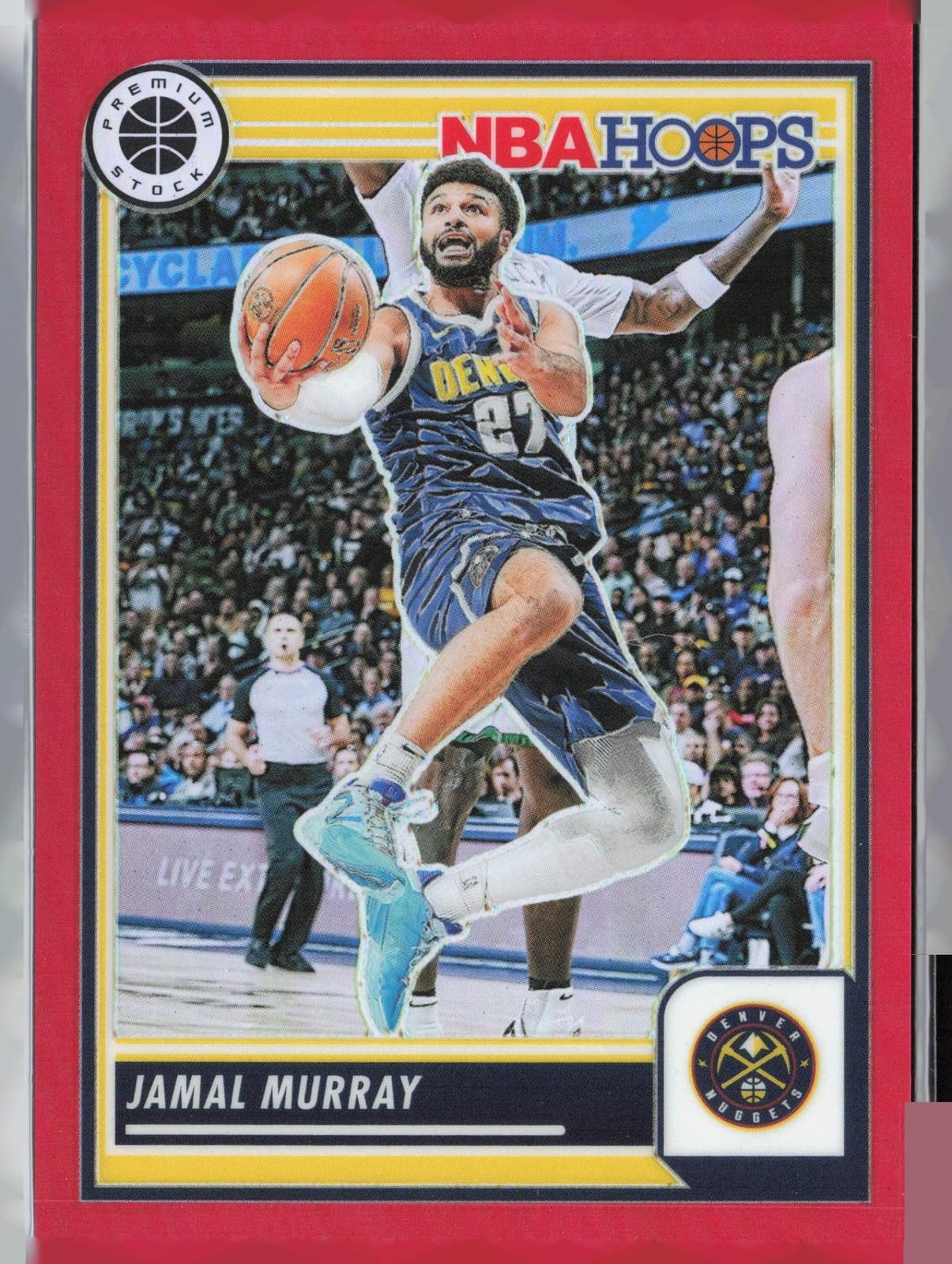 2023-24 Hoops Premium Stock #32 Jamal Murray Red Prizm #/275