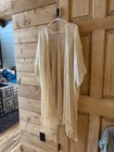 RHEANE Women’s Champagne Gold Sparkly Evening Shawl Wrap Cardigan ONE SIZE NEW — photo 2