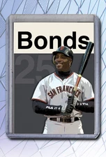 Barry Bonds Baseball Art Card - Artist Signed - 3/10