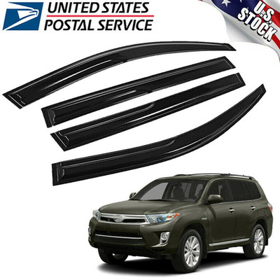For 2008-2013 Toyota Highlander Mugen Window Visor Sun Rain Vent Shade