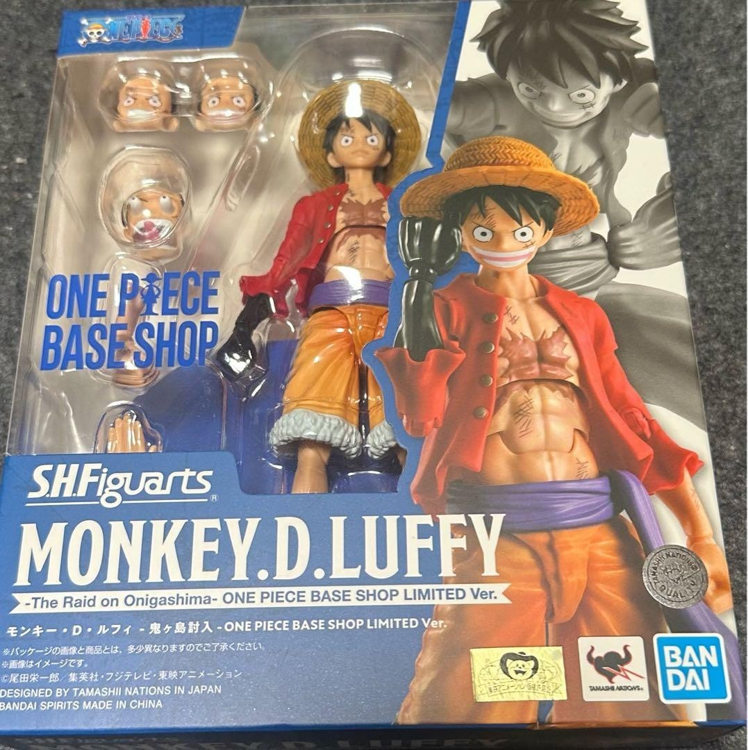 S.H.Figuarts Luffy Attack on Onigashima UNA PIEZA BASE TIENDA LIMITADA Ver.