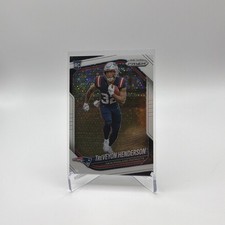 2025 Panini Prizm - Rookies TreVeyon Henderson #343 White Disco Prizm (RC)