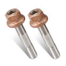 2Pair Exhaust Pipe Studs Nuts For Honda TRX450R TRX450ER 2006-2014 90034-HP1-670