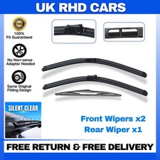 Front and Rear Windscreen Wipers For Citroen C4 Grand Spacetourer 2018-2024 3