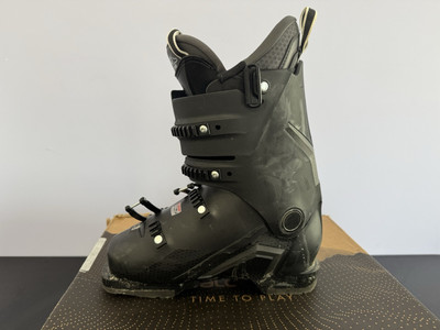 Salomon S/Pro 100 GW Mens Ski Boots Black/Belluga/Dark Silver Metallic