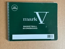 Markwort Mark V Basketball Scorebook for 30 Games Made in the USA   NEW