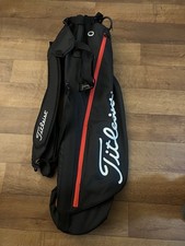 Titleist Carry Bag TB20CY0-06 Black  Red 2015 W/carry Strap NWT