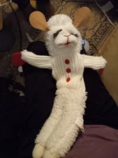 19" plush & knit LAMB CHOP Hand Puppet 1992 SHeri Lewis 