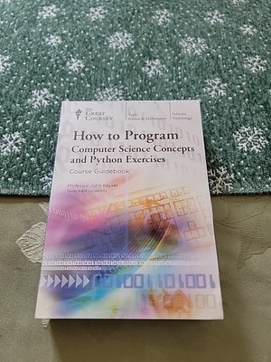 Great Courses How to Program Computer Science & Python DVD Set: Factory Sealed!!