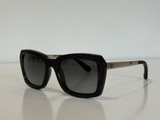 Chanel 6047-Q c. 501/S8 Square Black Gray Gold Polarized Sunglasses 54-20-140