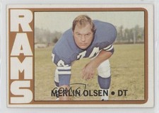 1972 Topps Merlin Olsen #181 HOF 0n64