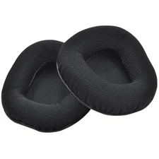 Replacement Ear Pads for Corsair Void Elite/Pro/SE - Mesh Foam Black