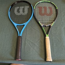 Wilson Ultra Power XL 112 Tour slam Stopshock/stabilizer Tennis Racket Set