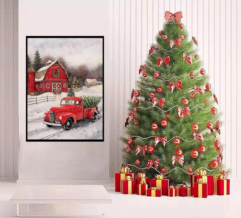 Craft Your Christmas Spirit — художественный набор из 5D-грузовиков с бриллиантами для семей и взрослых - Изображение 4 из 4