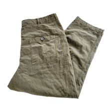 Anthropologie Utility Pants Women  s 32 Olive Green Cotton Cargo Workwear