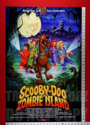 Scooby Doo on Zombie Island Mystery Incorporate Cartoon Poster