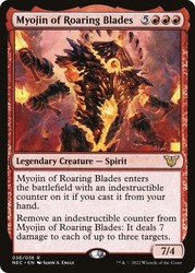 Myojin of Roaring Blades #36 (Foil) - Commander: Kamigawa: Neon Dynasty