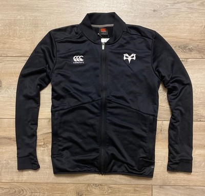 NEW Canterbury Ospreys Rugby Players Track Jacket - Black - Size L - BNWT