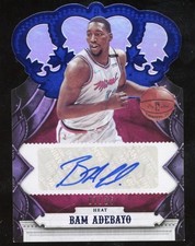 Bam Adebayo 2017-18  /25 Crown Royal Auto Rookie #CR-BAM Serial Miami Heat Card