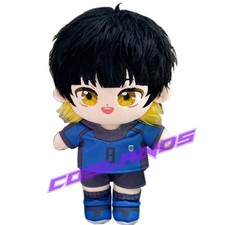20cm BLUE LOCK Bachira Meguru Dress up Plush Doll Anime Soft Stuffed Plushie Toy