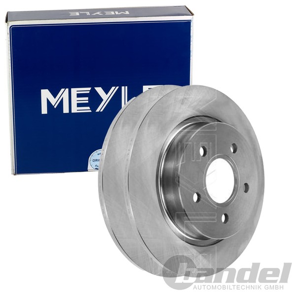 2X Meyle Bremsscheiben 280Mm Hinten Passend FÜR Ford C-MAX Focus Volvo V40-image