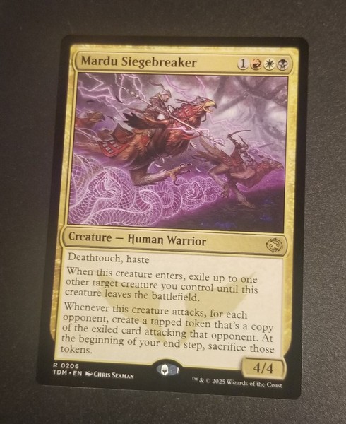 Magic The Gathering 1x Mardu Siebreaker, casi nuevo, Tarkir: Dragonstorm, Attacking Token Copy Haste