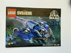 LEGO 7161 Star Wars: Gungan Sub with Mini figures & Instructions-No Box No Capes