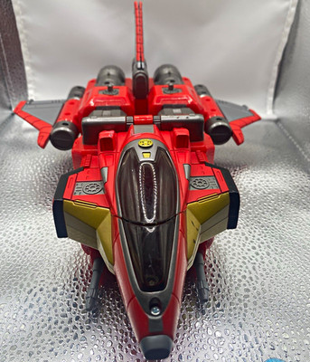 Vintage Power Rangers Lightspeed Rescue Deluxe Red Mobile Armor Vehicle