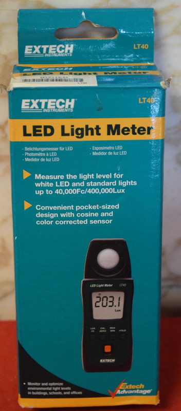 Extech LED Light Meter LT40