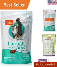 Hairball Control Soft Chews for Cats Kittens - Delicious Chicken Flavor 3 oz