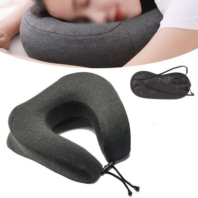 Ultimate Travel Comfort Down Pillow with Eye , Adjustable Stomach Sleeping, S...