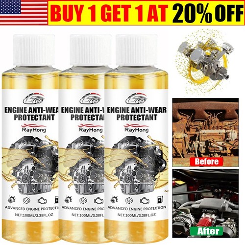 3x Anti-wear Engine Treatment Oil Additive Efficient Anti-wear ...
