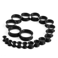20 Pcs Thinthick Silicone Ear Gauges Stretching Kit Double Flared Rubber 20 Pcs Thinthick Silicone Ear Gauges Stretching Kit Double Flared Rubber