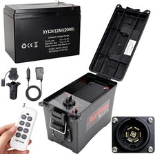 Trailer Light Tester Trailer Light Tester Box with 12V 12AH Battery,Remote Control Function,With 7-Wa