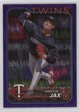 2024 Topps Update Purple Holo Foilboard 423/799 Griffin Jax #US43 05k6