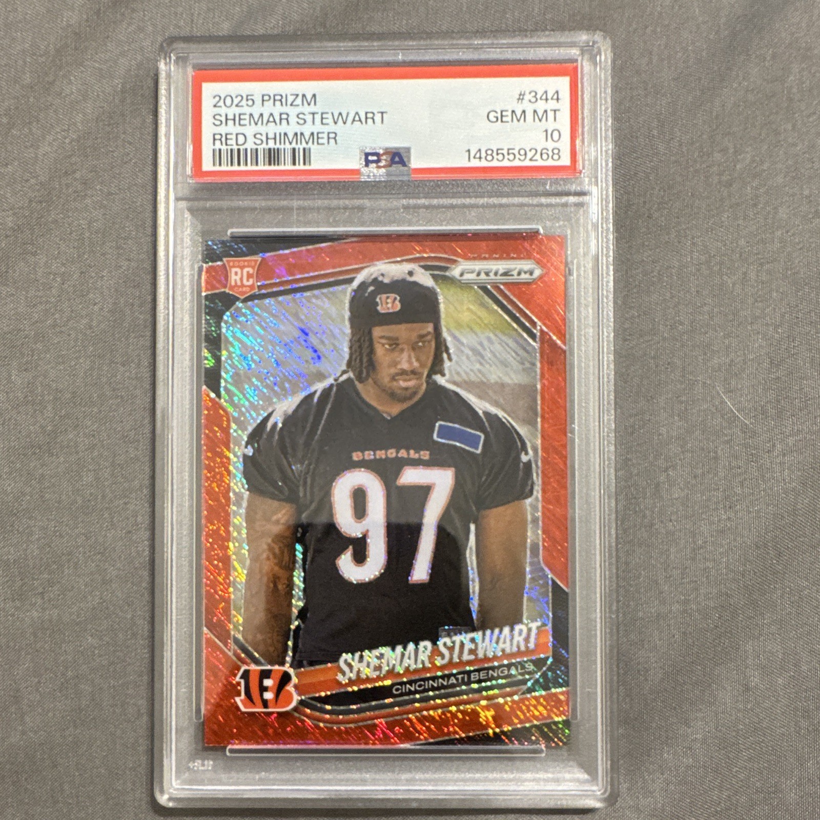 Shemar Stewart Panini Prizm #344 Red Shimmer