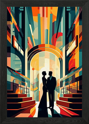 007 James Bond auf Zehenspitzen gerahmtes Wandbild Poster Leinwanddruck Bild