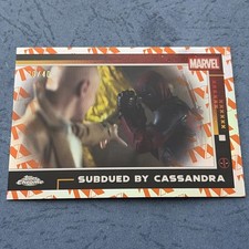 NUMBERED 20of40 .2025 Topps Chrome  Deadpool.  Subdued by Cassandra TVA Takeover