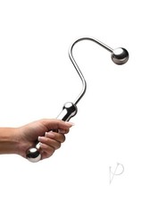 Master Series Anal Hook with Handle - Stainless Steel