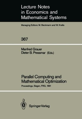Grauer - Parallel Computing and Mathematical Optimization - New paperb - X555z