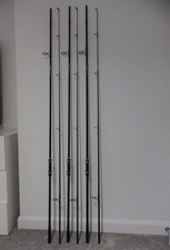 Set of 3 Original TF Gear Banshee Fishing Rods 3lb TC