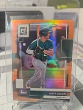 2022 Panini Donruss - Matt Olson #184 Holo Orange