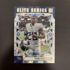 2025 Donruss Tony Pollard ELITE SERIES Holo Insert Card Tennessee Titans TES-TPO