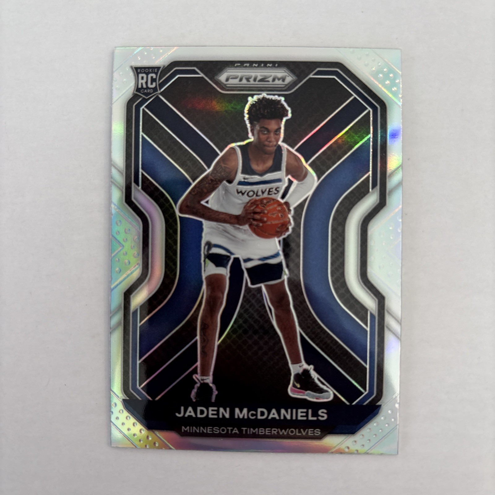 2020-21 Panini Prizm - Jaden McDaniels #277 Silver Prizm (RC)