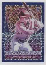 2021 Panini Chronicles Overdrive Blue Velocity Prizm Jarred Kelenic #7 0q84