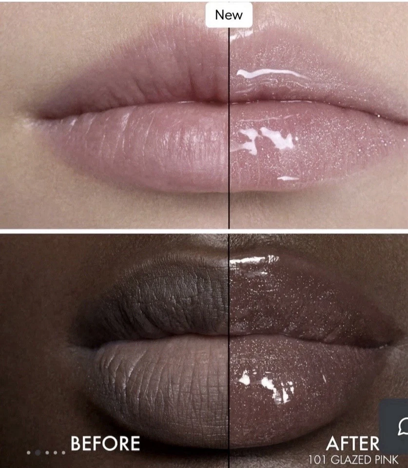 Dior Addict Lip Glow Butter 101 Glazed Pink 0.34 oz/2025 Collection + Dior Pouch - Image 3 of 4