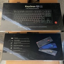 KEYCHRON Q3 QMK/VIA TKL HOT-SWAPPABLE GATERON G PRO BROWN SWITCH - BLUE - Knob